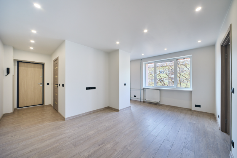 Clean empty apartment ready for its next resident